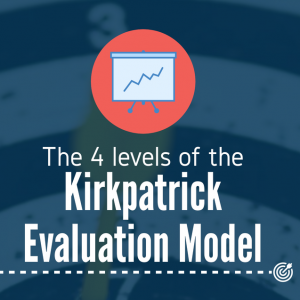 Top of infographic Kirkpatrick evaluation model
