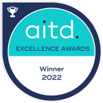 AITD digital badge Excellence Award winner 2022